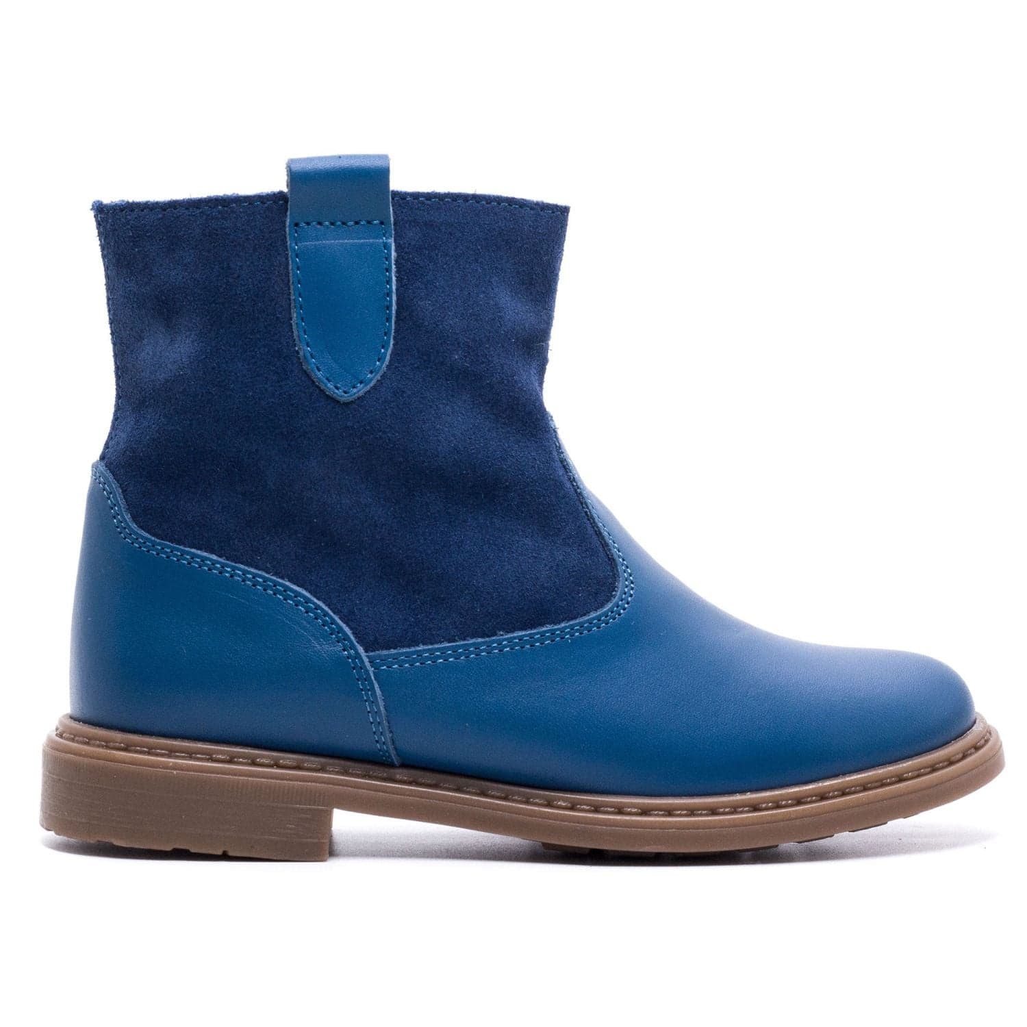 Boots enfant fourées en laine de mouton Bleu Claire - Boni Hudson - 25 - Bleu