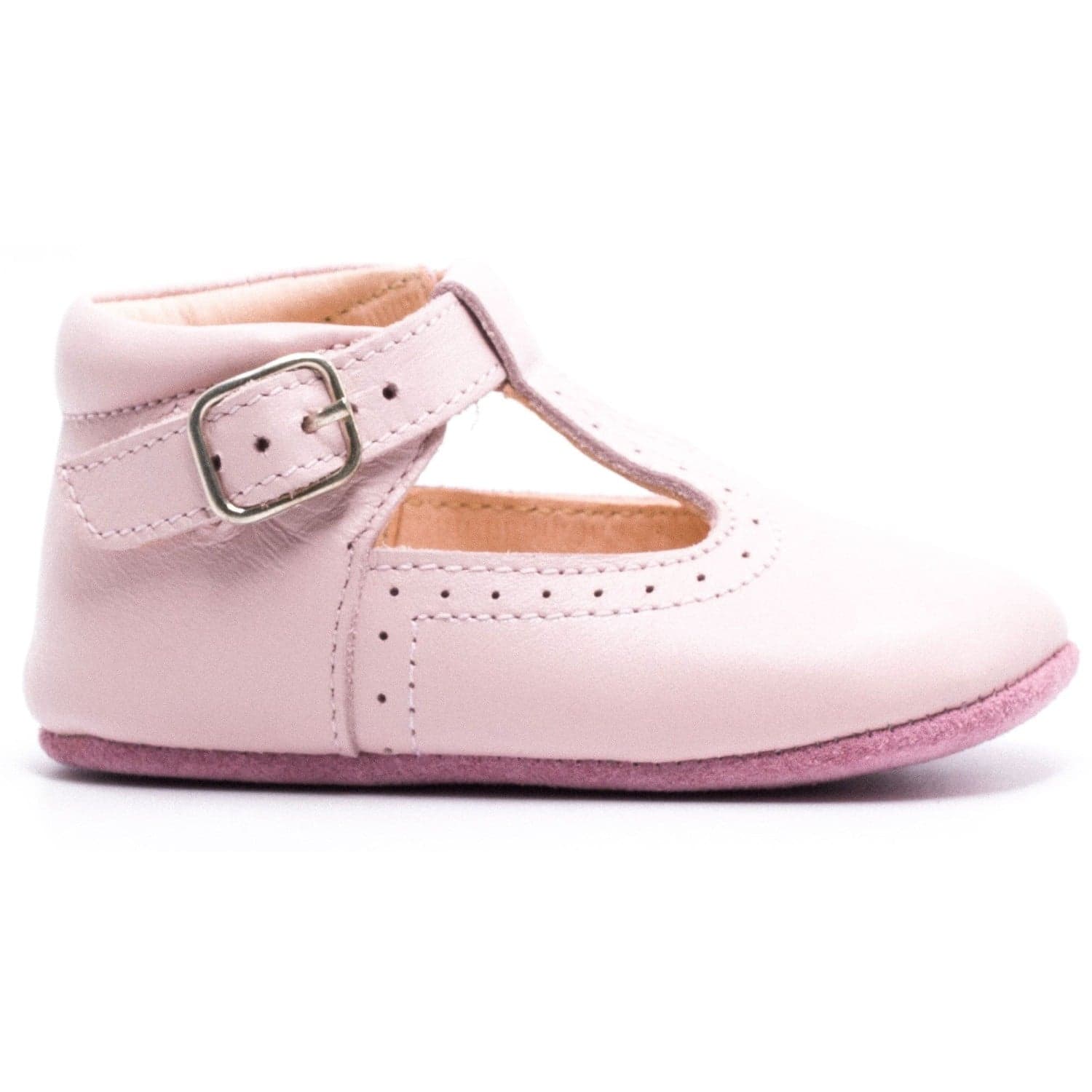 Boni Johan II – Chaussons Bébé en Cuir Élégants - 16 - Rose