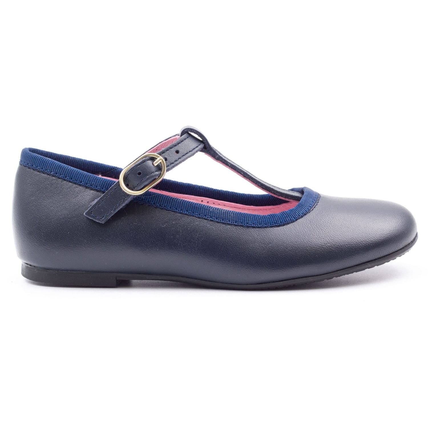 Chaussures Salomé pour fille cuir bleu marine - Boni Aurore - 25 - Bleu Marine