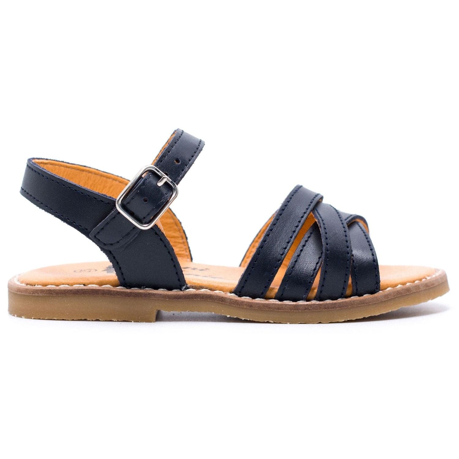 Tropézienne sandale bébé fille Boni Mini Iris | Boni&Sidonie - 23 - Bleu Marine
