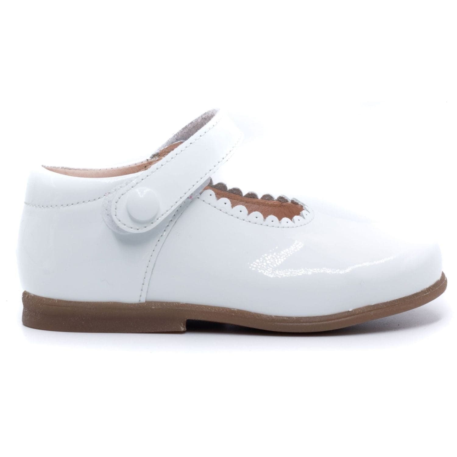 Chaussures bébé fille premiers pas verni - Boni Princesse - 21 - Blanche