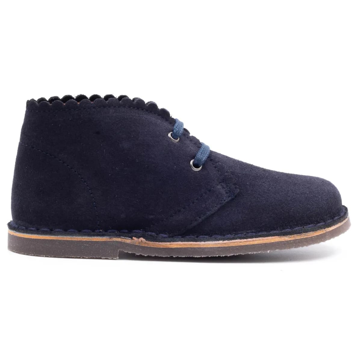 Bottine à lacet pour petit - Boni Babe - 25 - Bleu Marine