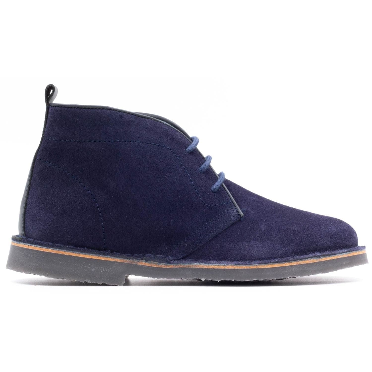 Chaussures garçon en daim à lacet, Boni Maxime - 31 - Bleu Marine