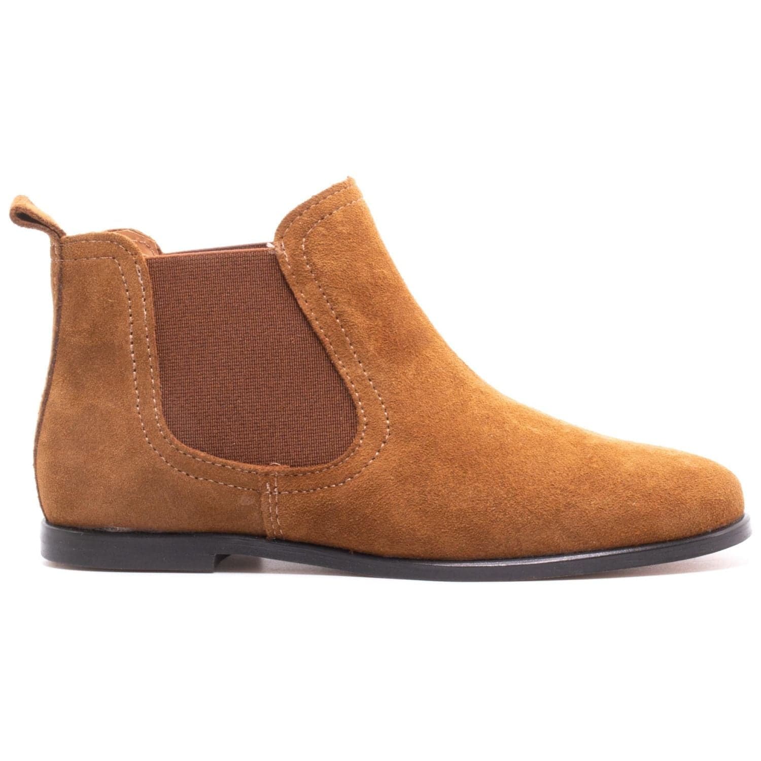 Boni Gildas – Bottines en Daim Cognac Élégantes - 24 - Daim Beige Foncé
