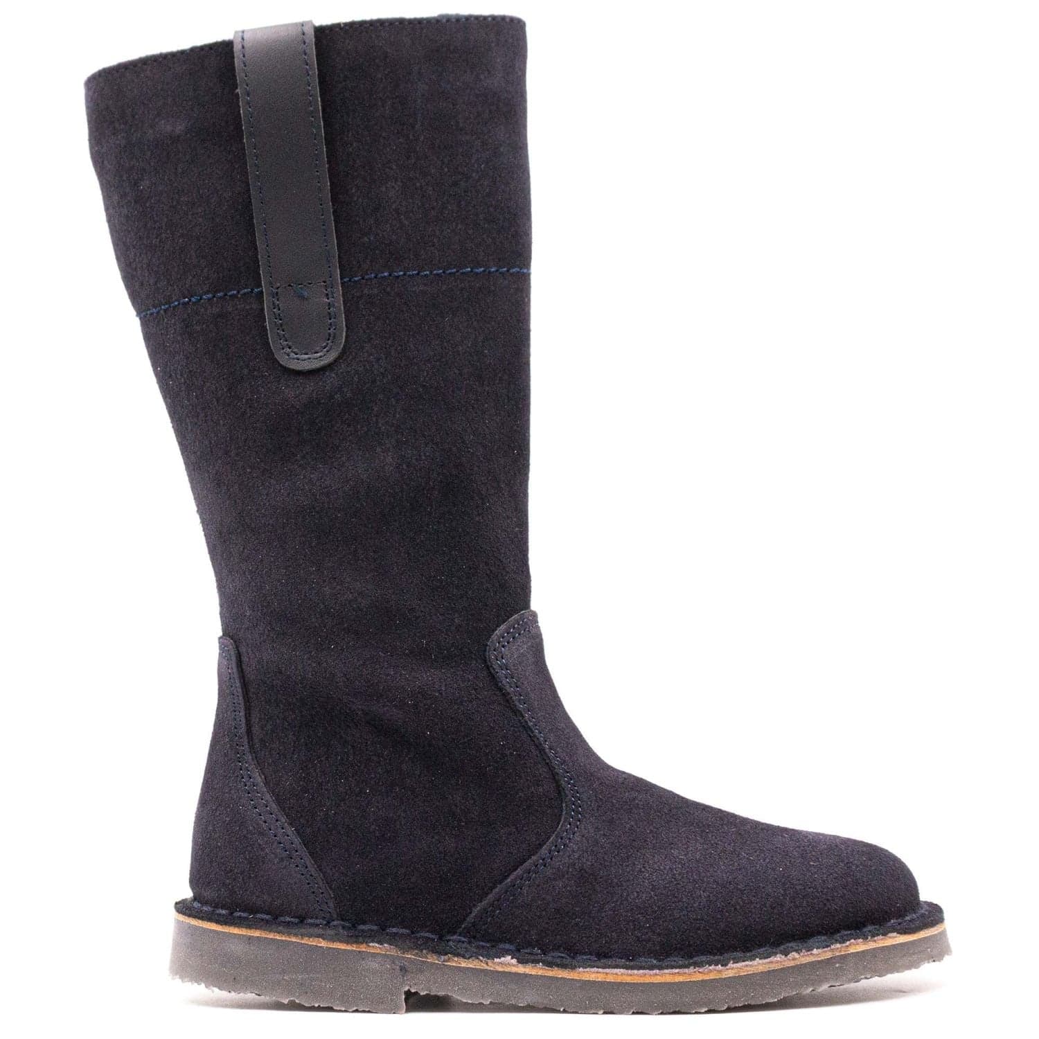Bottes daim bleu marine ou beige claire - Boni Svea - 31 - Daim Bleu Marine