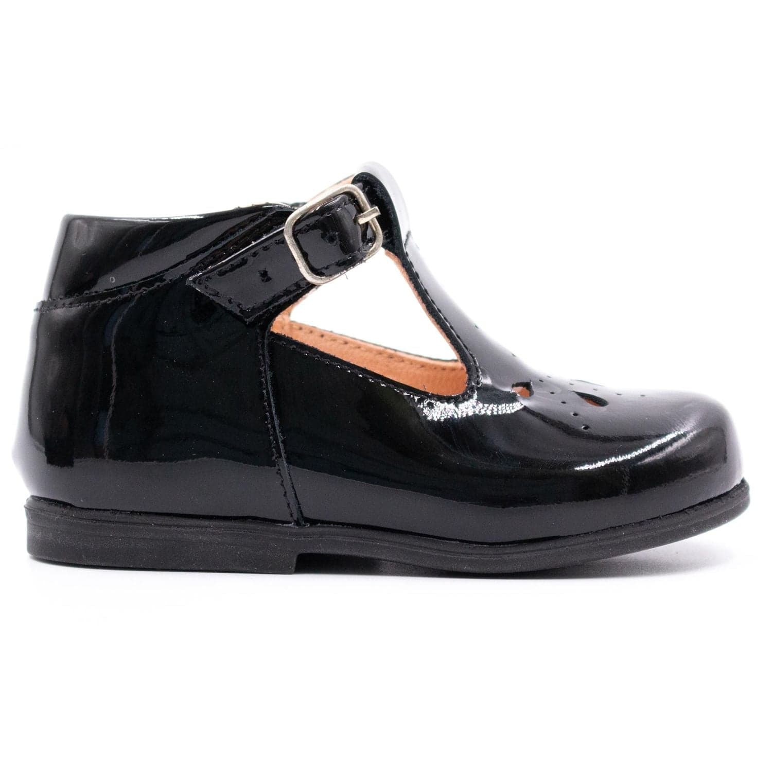 Chaussures bébé premiers pas |Boni Carol - 18 - Vernis Noir