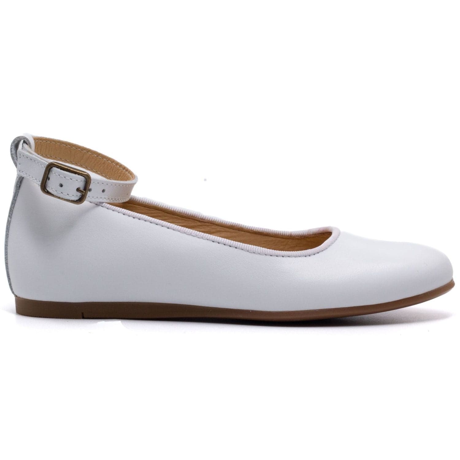 Ballerines et Babies pour Fille du 24 au 34 - Boni Flore - 25 - Blanche