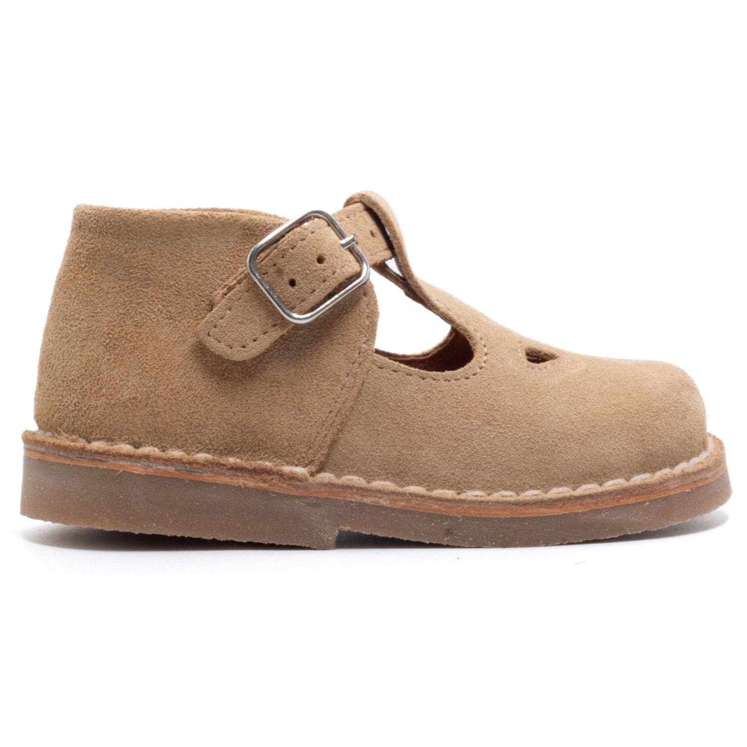 Chaussure bebe garcon pour l'ete  - Boni Mini Hugues - 18 - Daim Beige Clair
