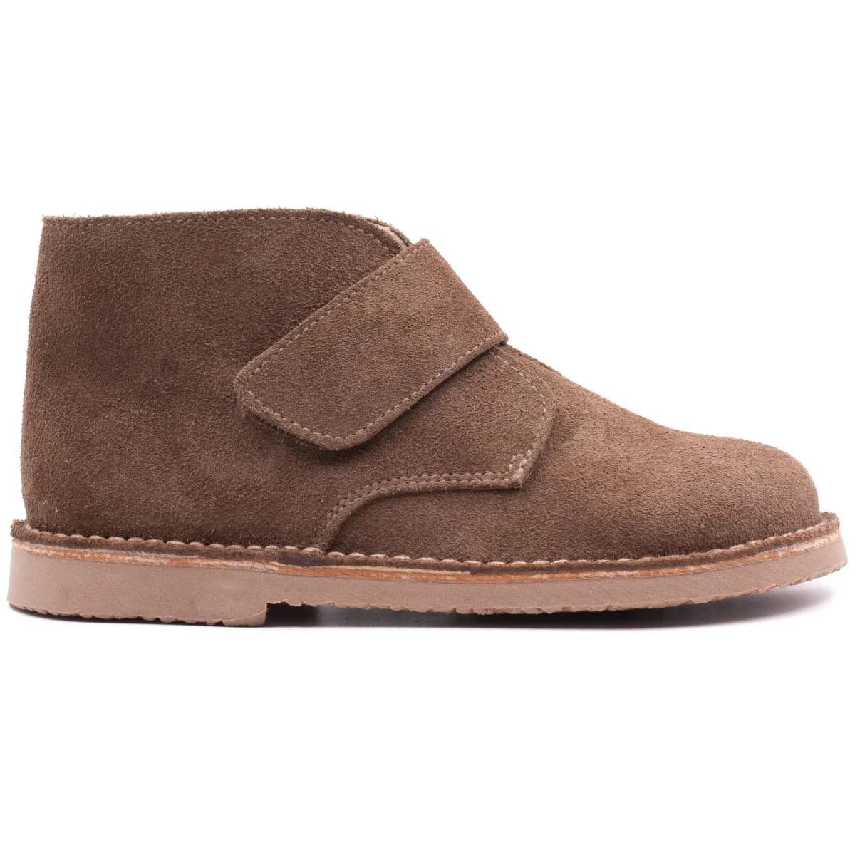 Chaussures bébé à scratch, Boni Mini Marius - 20 - Daim Gris Souris