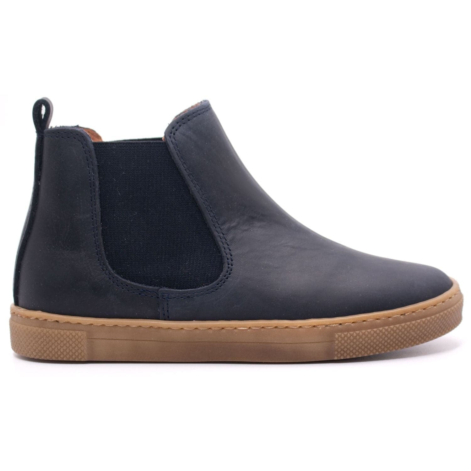 Boots enfant en cuir Boni Kola | Boni & Sidonie - 27 - Bleu Marine