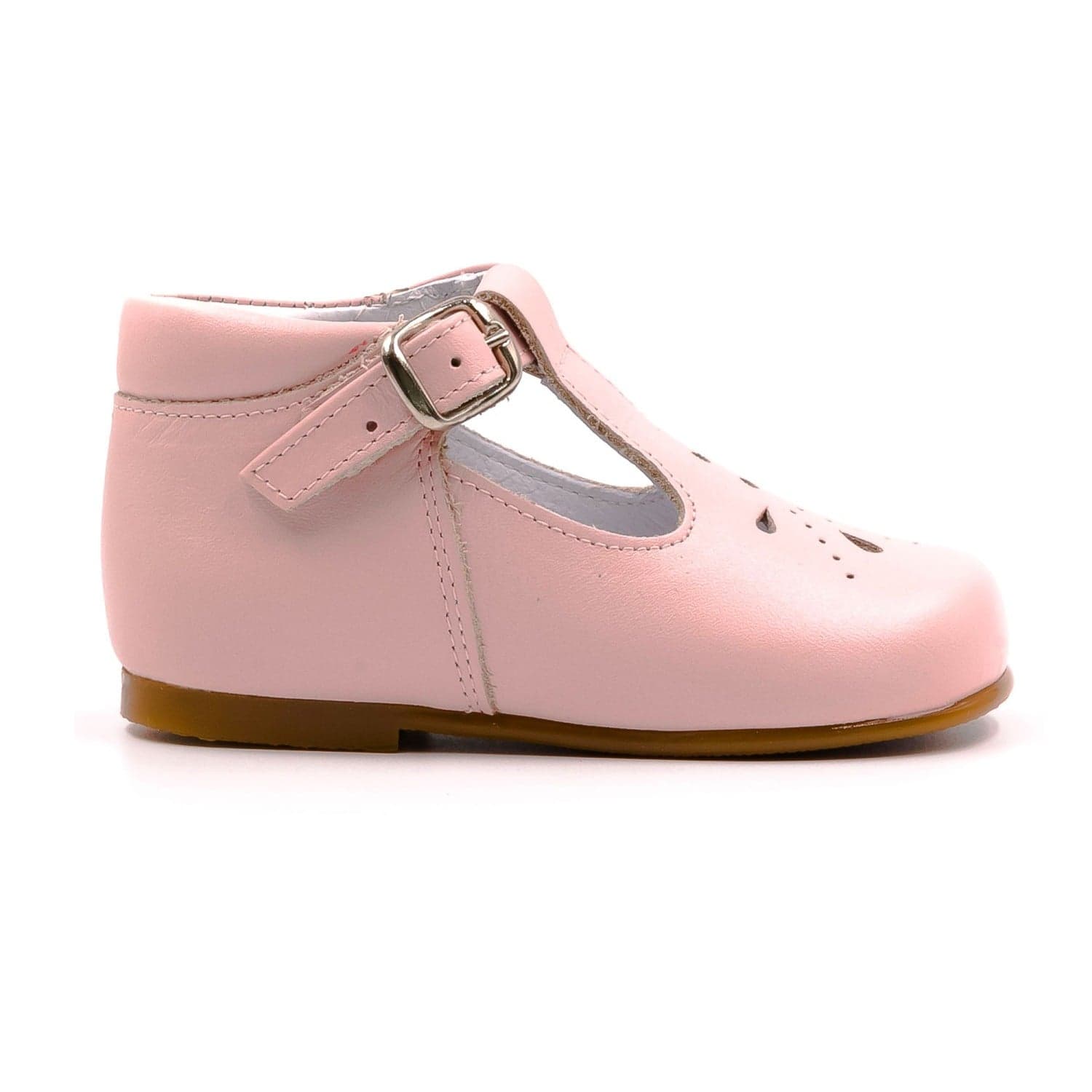 Chaussure bébé premier pas – cuir souple & boucle |Boni Carol - 24 - Rose