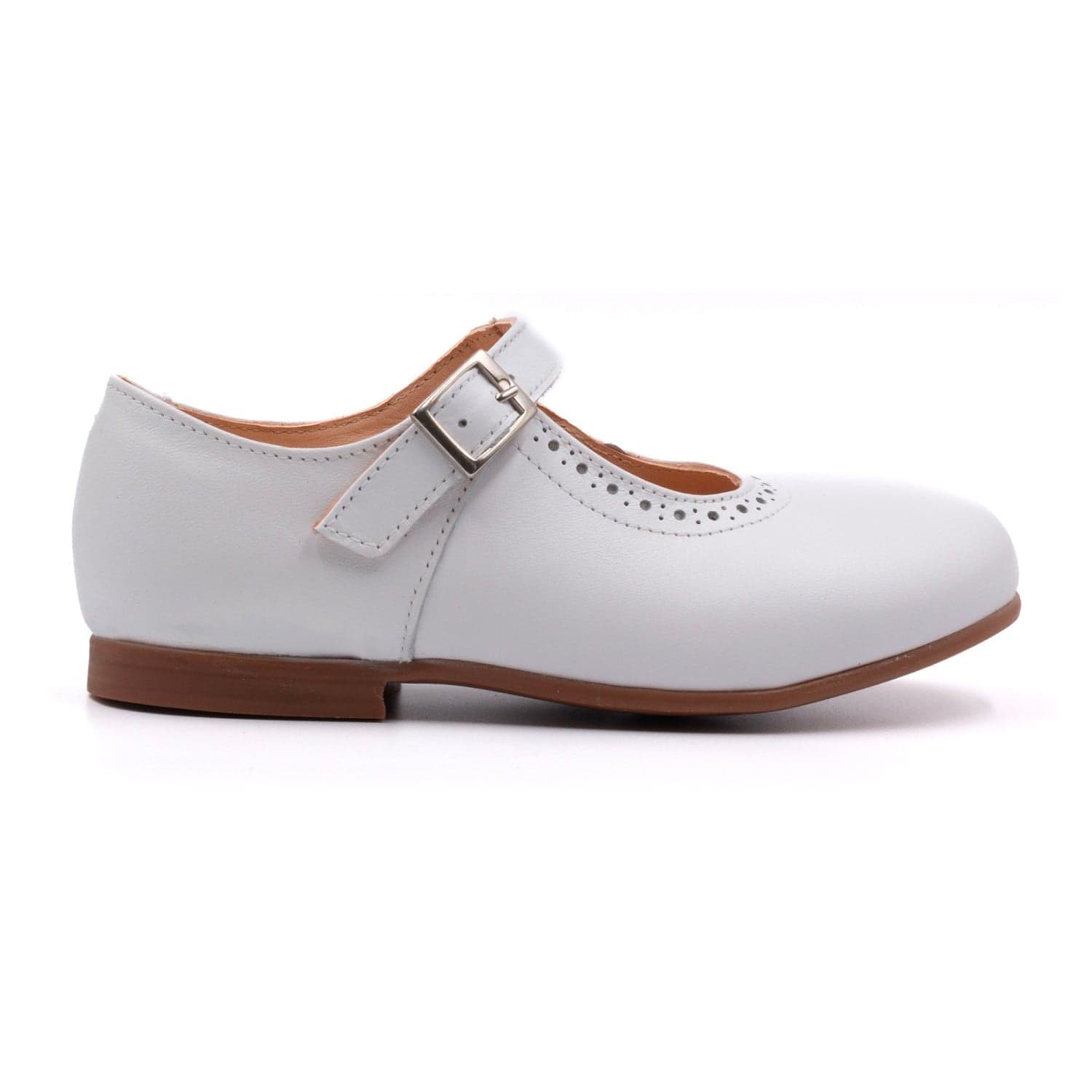 Babies fille en cuir - Boni Agathe - 28 - Blanche