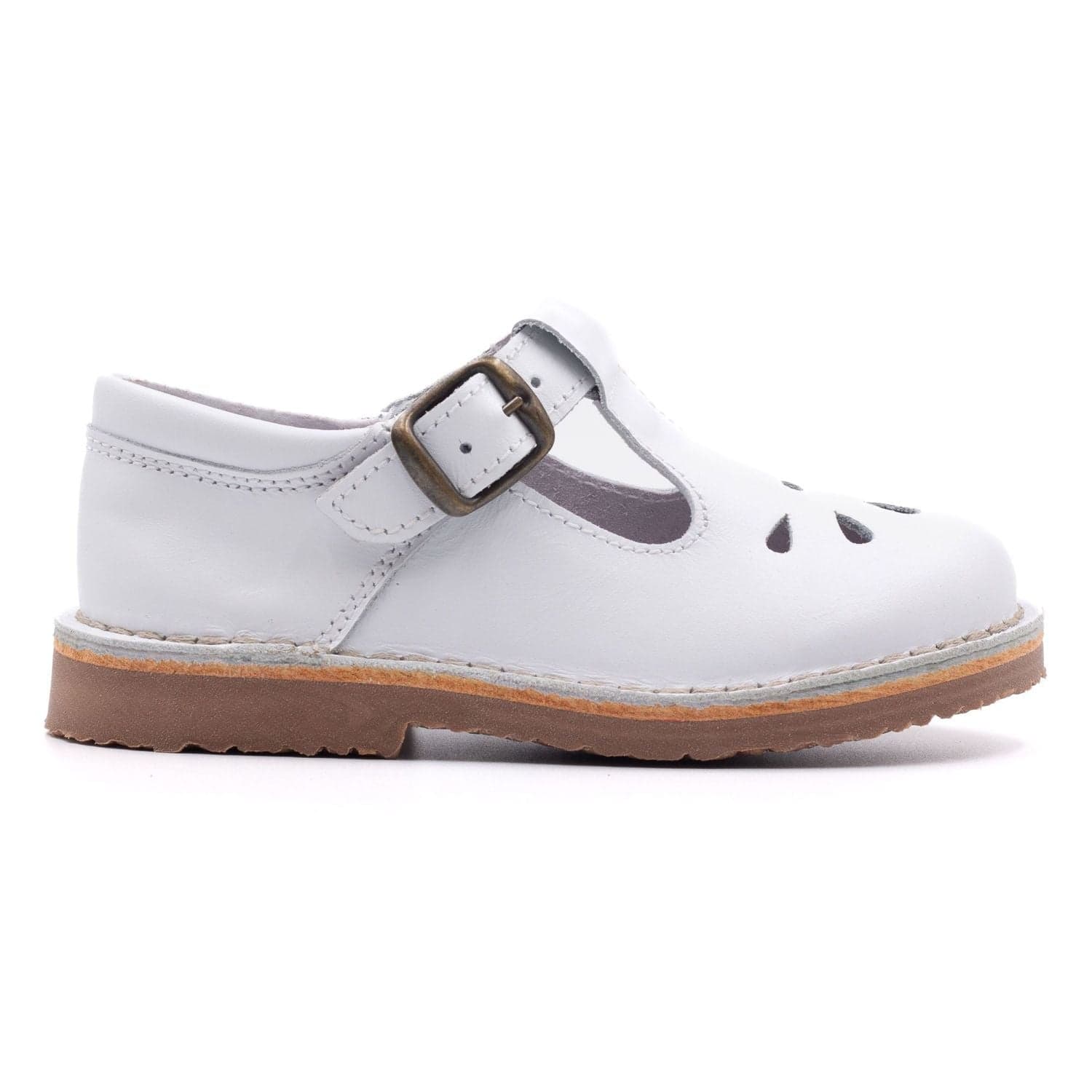 Sandale enfant fermée en cuir – Boni Octave - 25 - Blanche