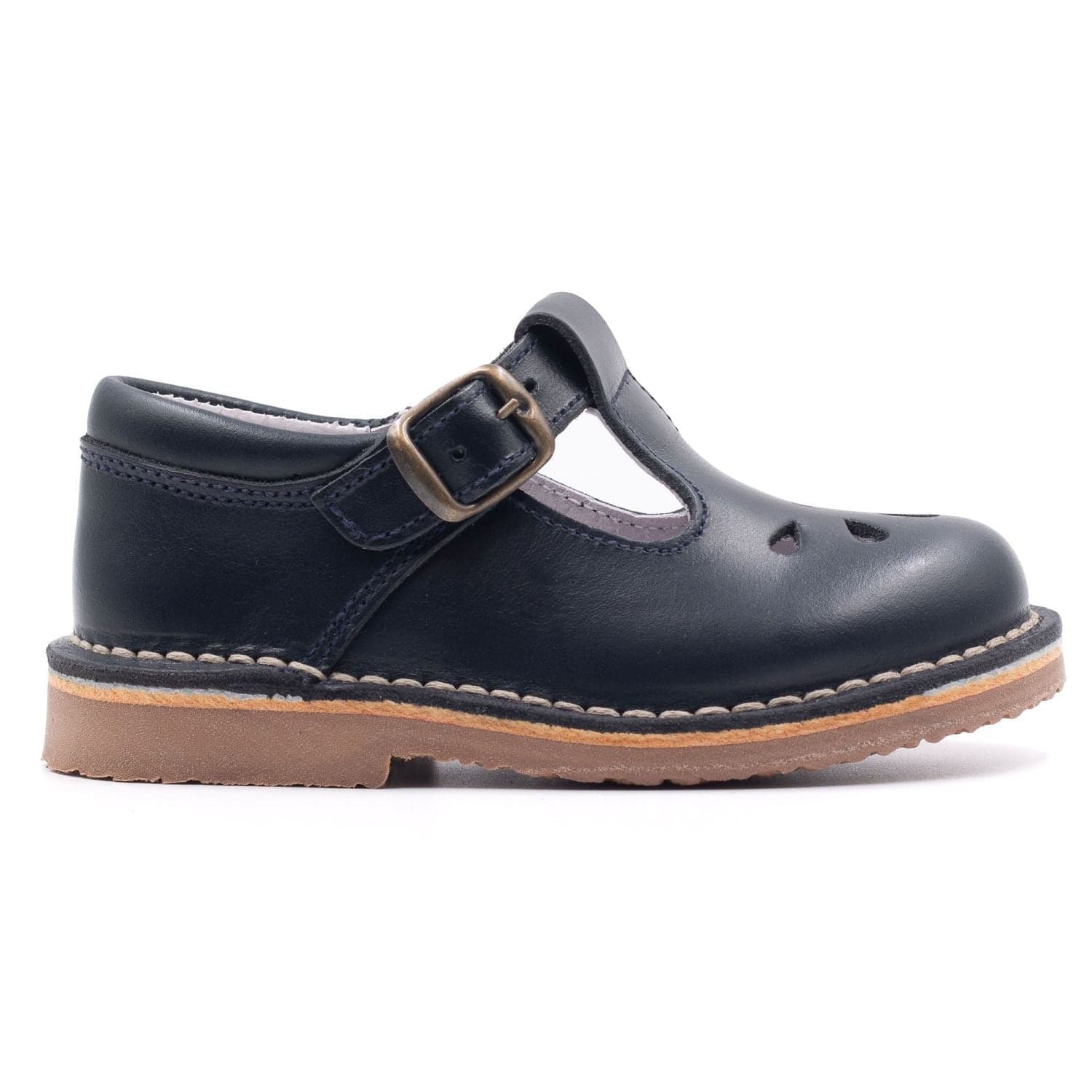 Sandale enfant fermée en cuir – Boni Octave - 27 - Bleu Marine