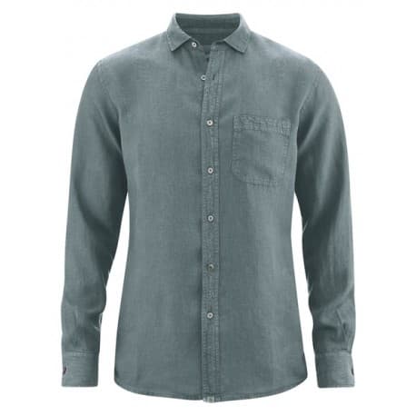 Chemise 100% chanvre Gris S