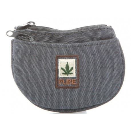 Porte monnaie chanvre Pure Gris