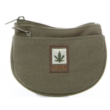 Porte monnaie chanvre Pure kaki