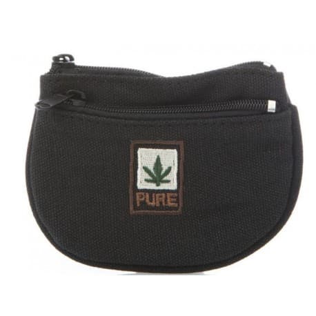 Porte monnaie chanvre Pure Noir