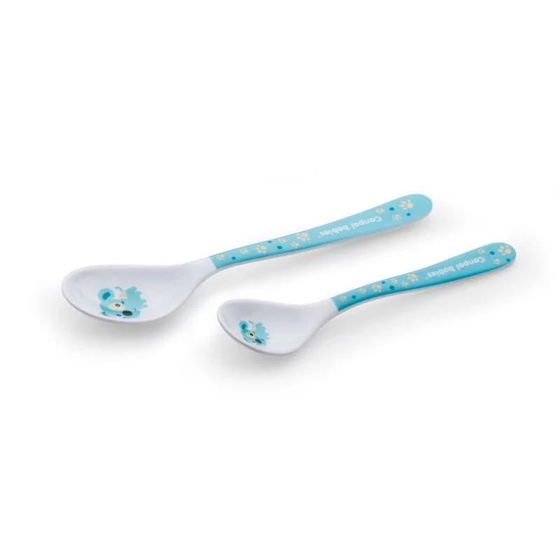 Canpol - set de 2 cuillères turquoise
