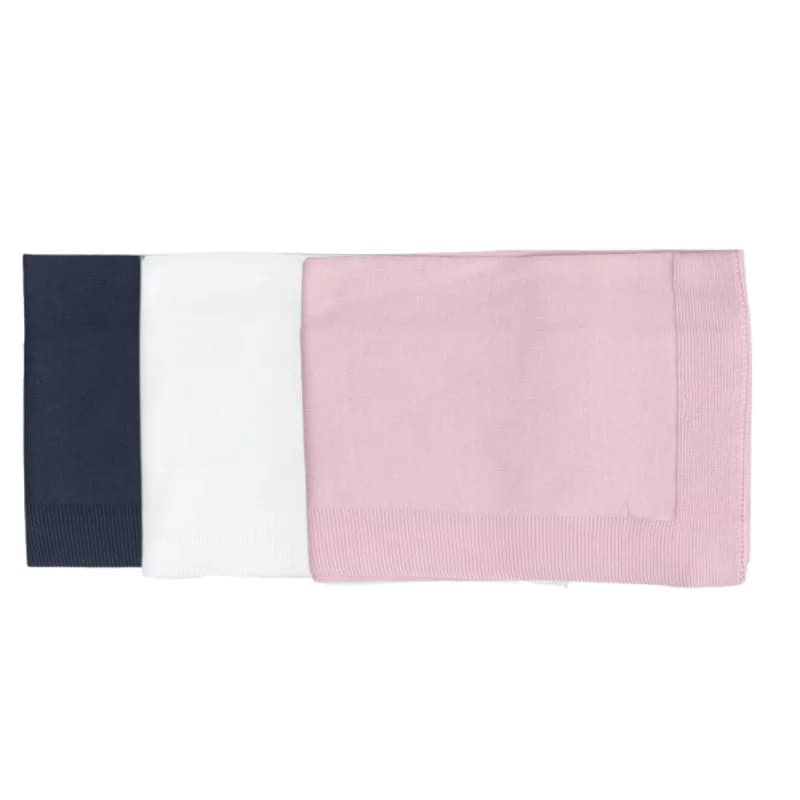 Couverture de  promenade 100% coton laranjinha blanc