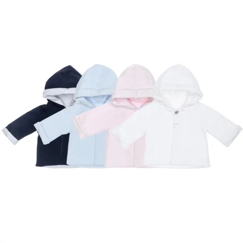 Veste molletonnée avec capuche - 6 mois blanc