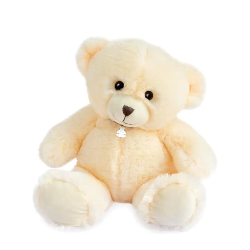 Peluche bellydou ours crème 40 cm