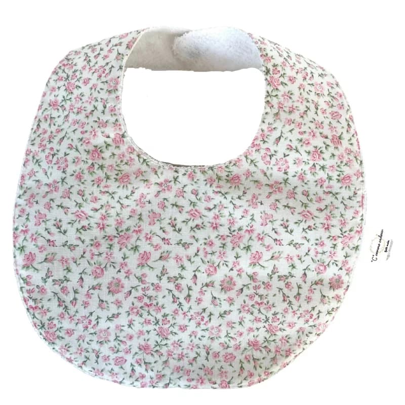 Bavoir petites roses