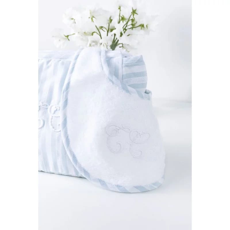 Garda - bavoir t1- tartine et chocolat bleu