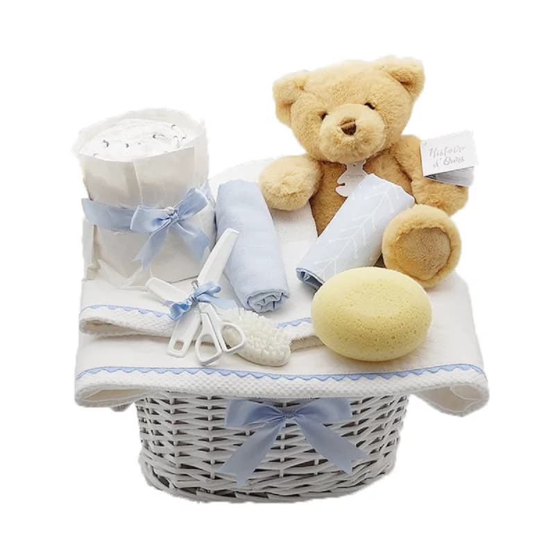 Coffret cadeau a l'heure du bain bleu