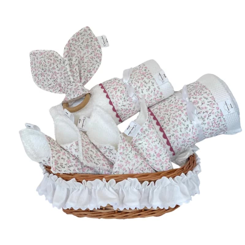 Coffret cadeau petites roses pour le bain