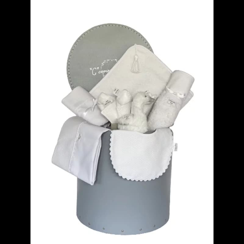 Coffret cadeau mes initiales cape de bain