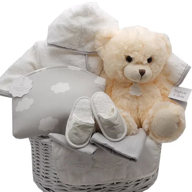 Coffret toilette personnalisable gris