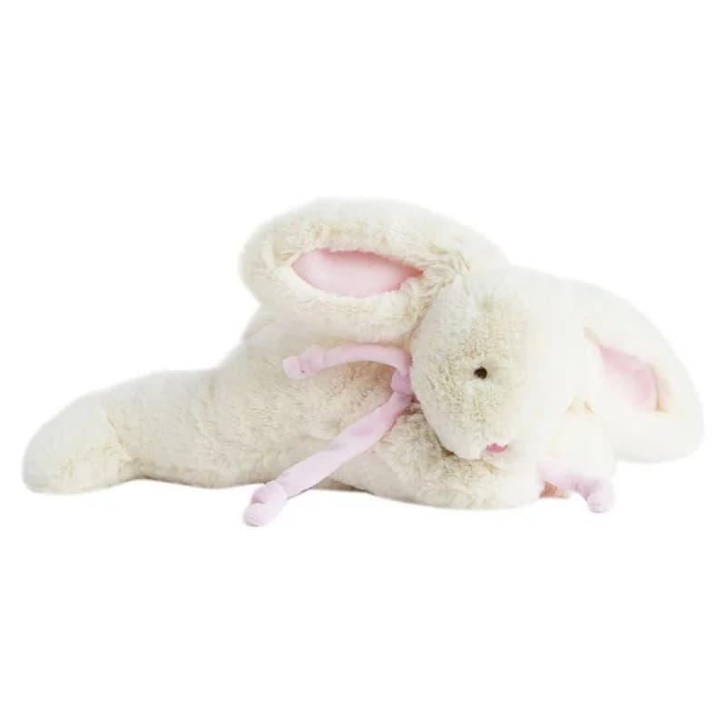 Lapin bonbon - peluche rose 30cm doudou et compagnie