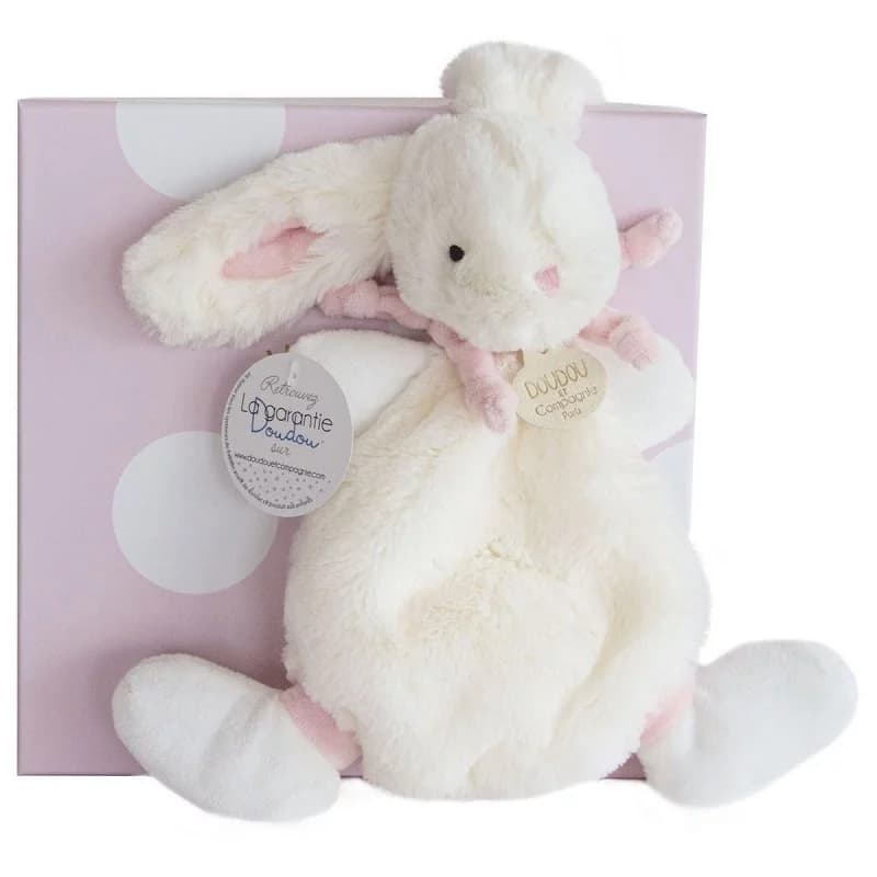 Lapin bonbon - doudou - doudou et compagnie rose