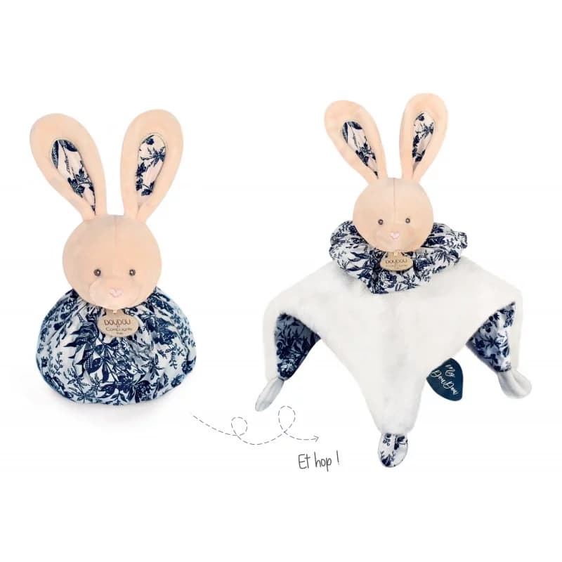 Doudou boule 3 en 1 - lapin