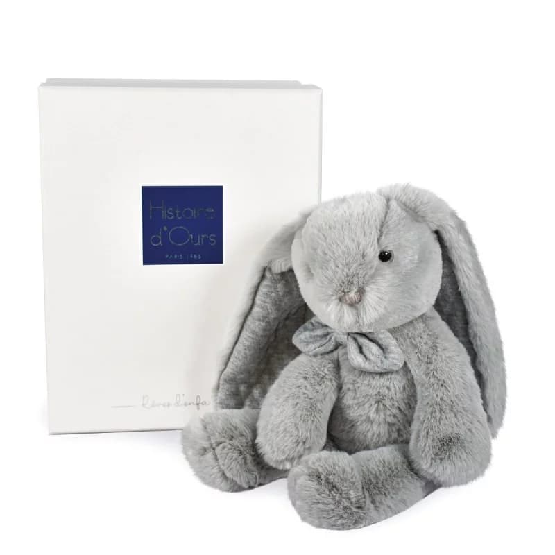 Peluche lapin preppy chic - 30cm