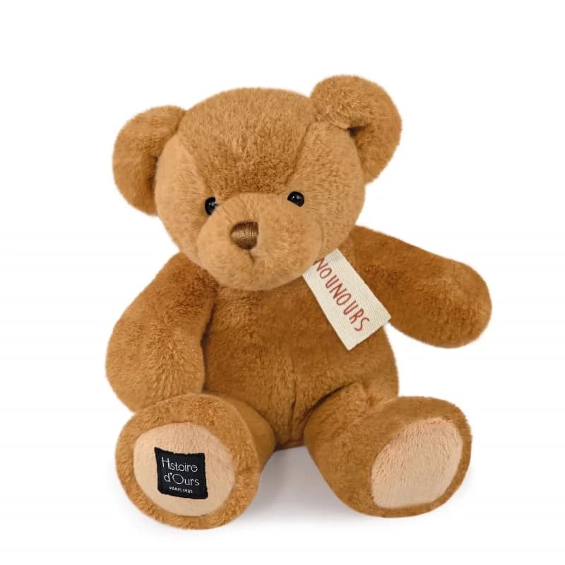 Peluche ours noisette 28cm