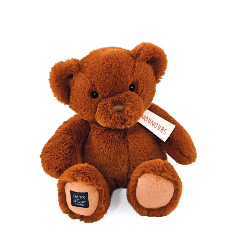 Peluche ours marron cappuccino 28cm
