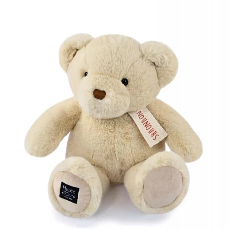 Peluche ours vanille 28cm