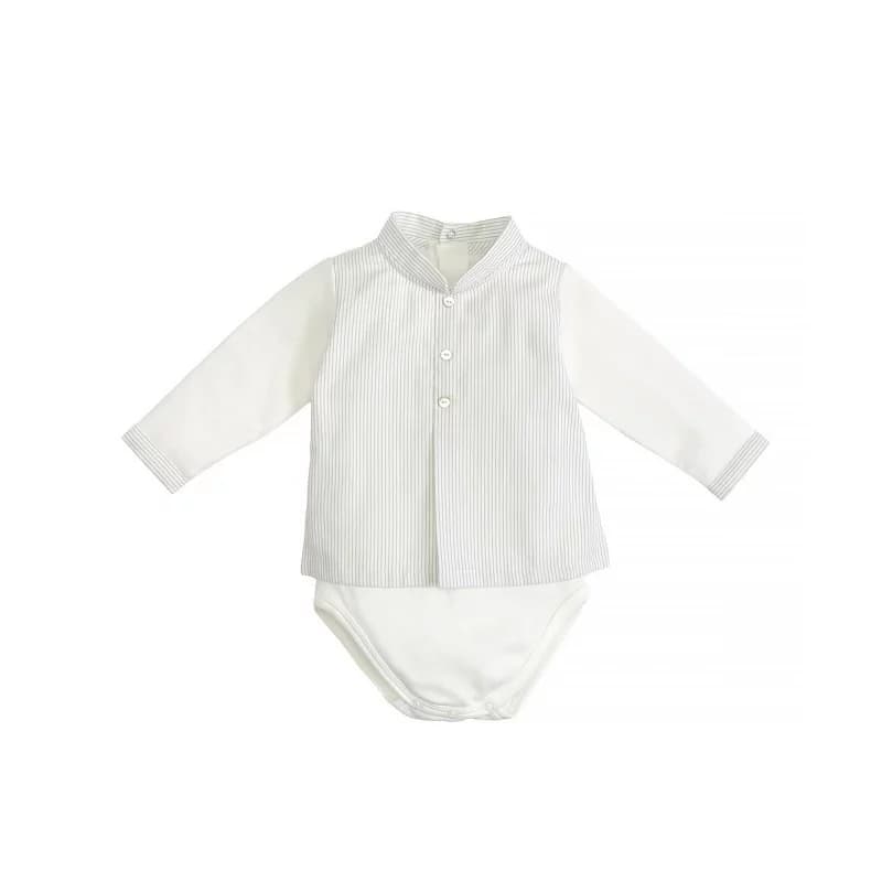 Chemise body 2 en 1 laranjinha - 9 mois