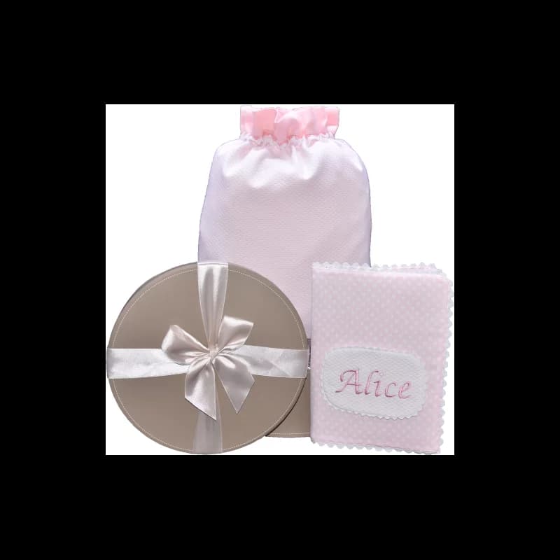 Coffret le petit matelot personnalisé rose & sa boite