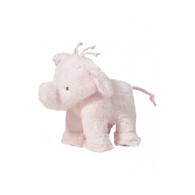 Ferdinand l'éléphant - peluche 12cm tartine et chocolat rose