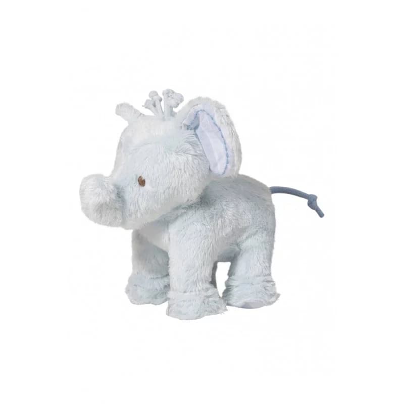 Ferdinand l'éléphant - peluche 12cm tartine et chocolat bleu