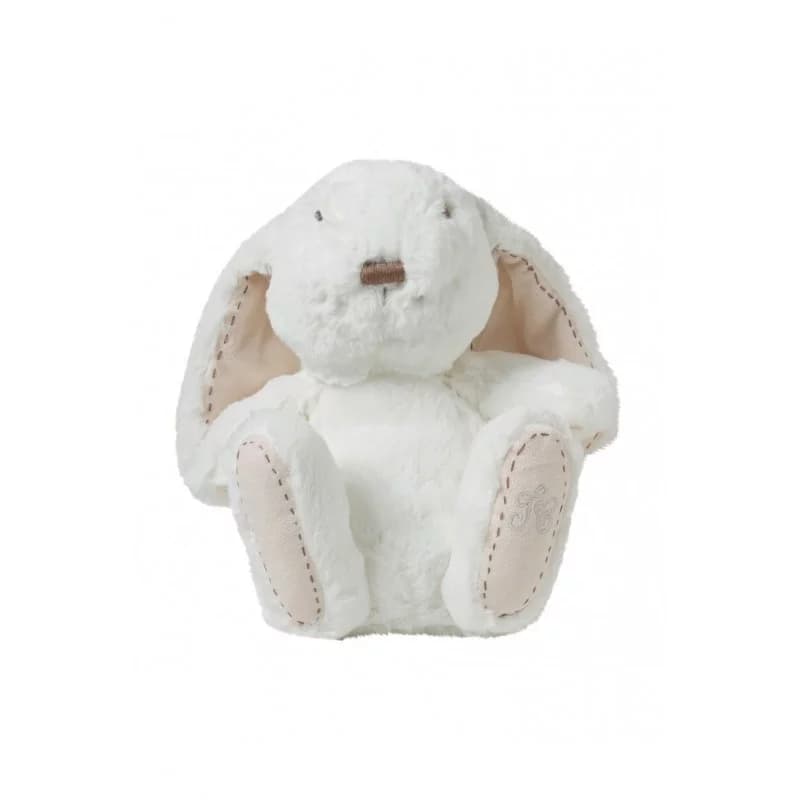 Augustin le lapin - peluche 25cm tartine et chocolat beige