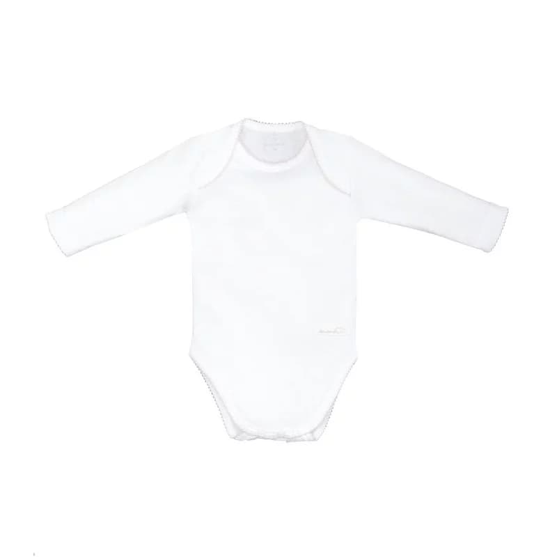 Body manches longues 3 mois blanc