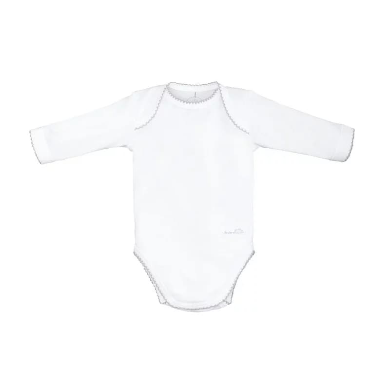 Body manches longues 3 mois gris