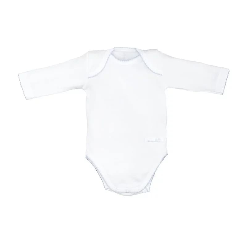 Body manches longues 3 mois bleu