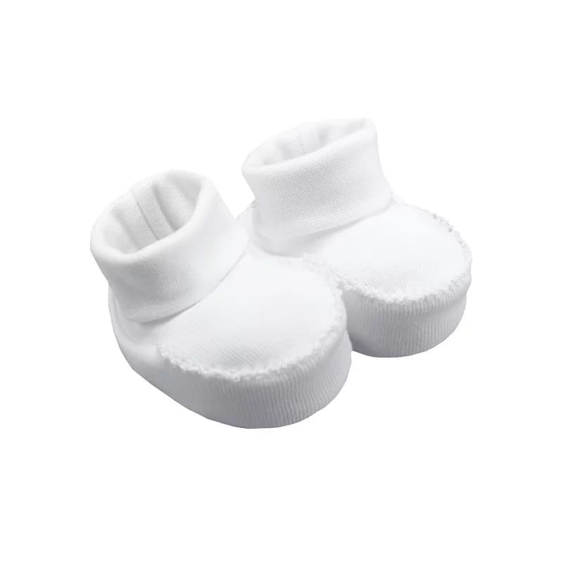 Chaussons en maille de coton laranjinha blanc