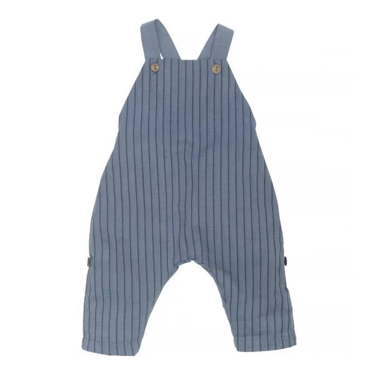 Salopette à rayure laranjinha - 6 mois