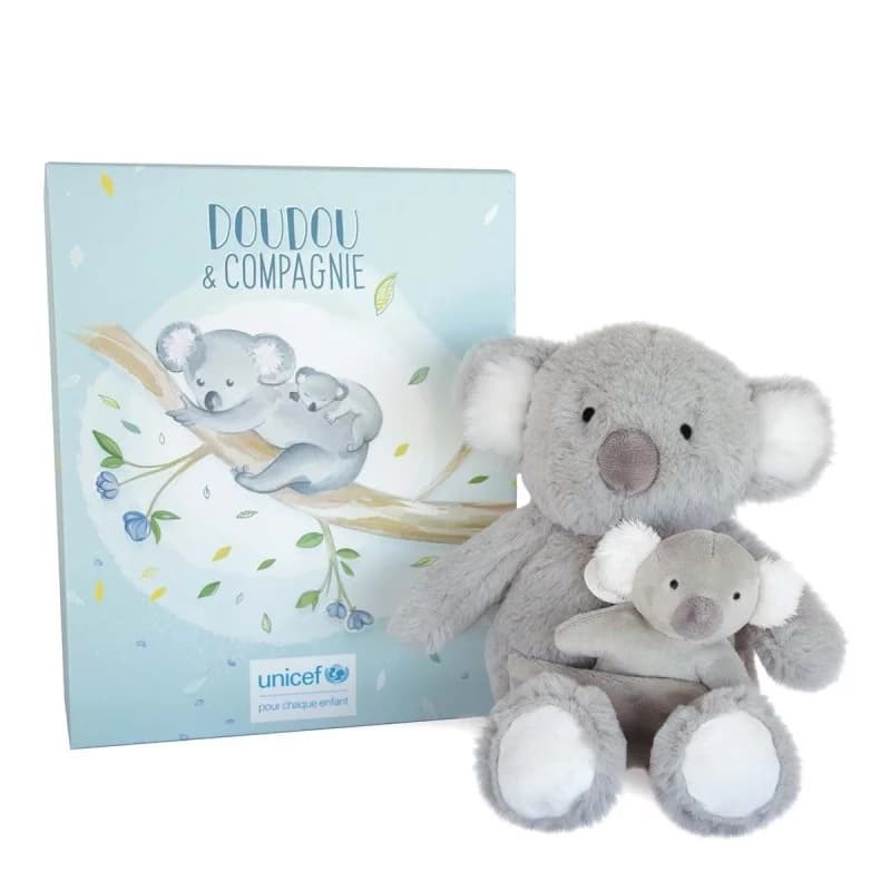 Unicef - koala avec bébé doudou & compagnie